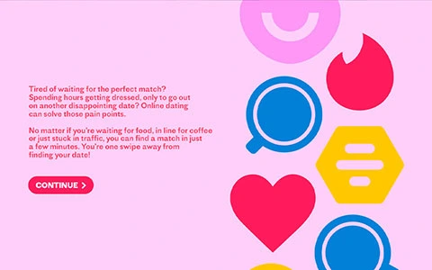 Love waits on the screen